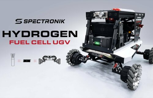 Unmanned Ground Vehicle (UGV) Powered by Heliocentris Metal Hydride Storage Canisters